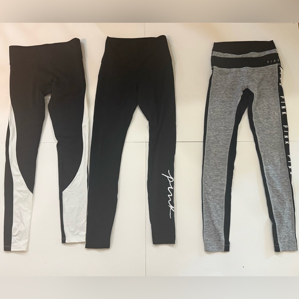 Victoria's Secret PINK Leggings LOT OF 3 - Size XS (Gently Used)